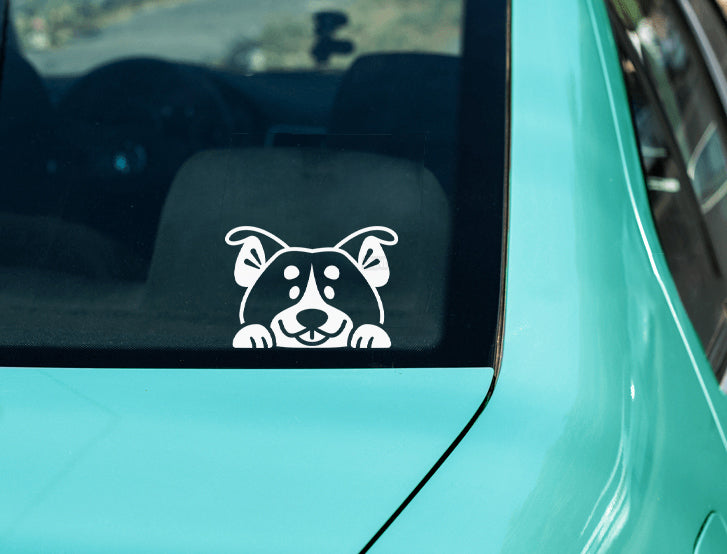Peeking Bully Vinyl Decal