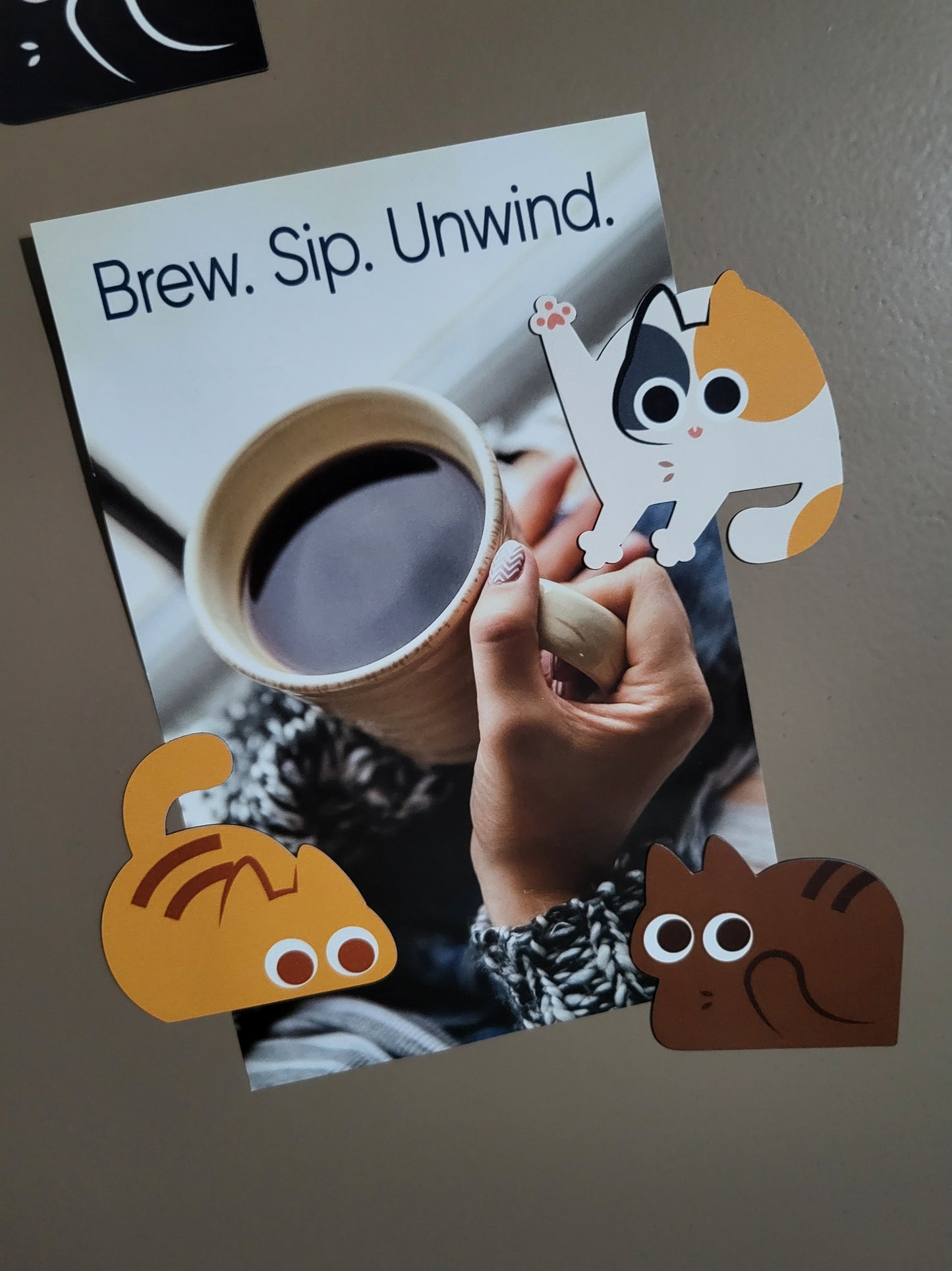 Calico Cat Mini Magnet Set