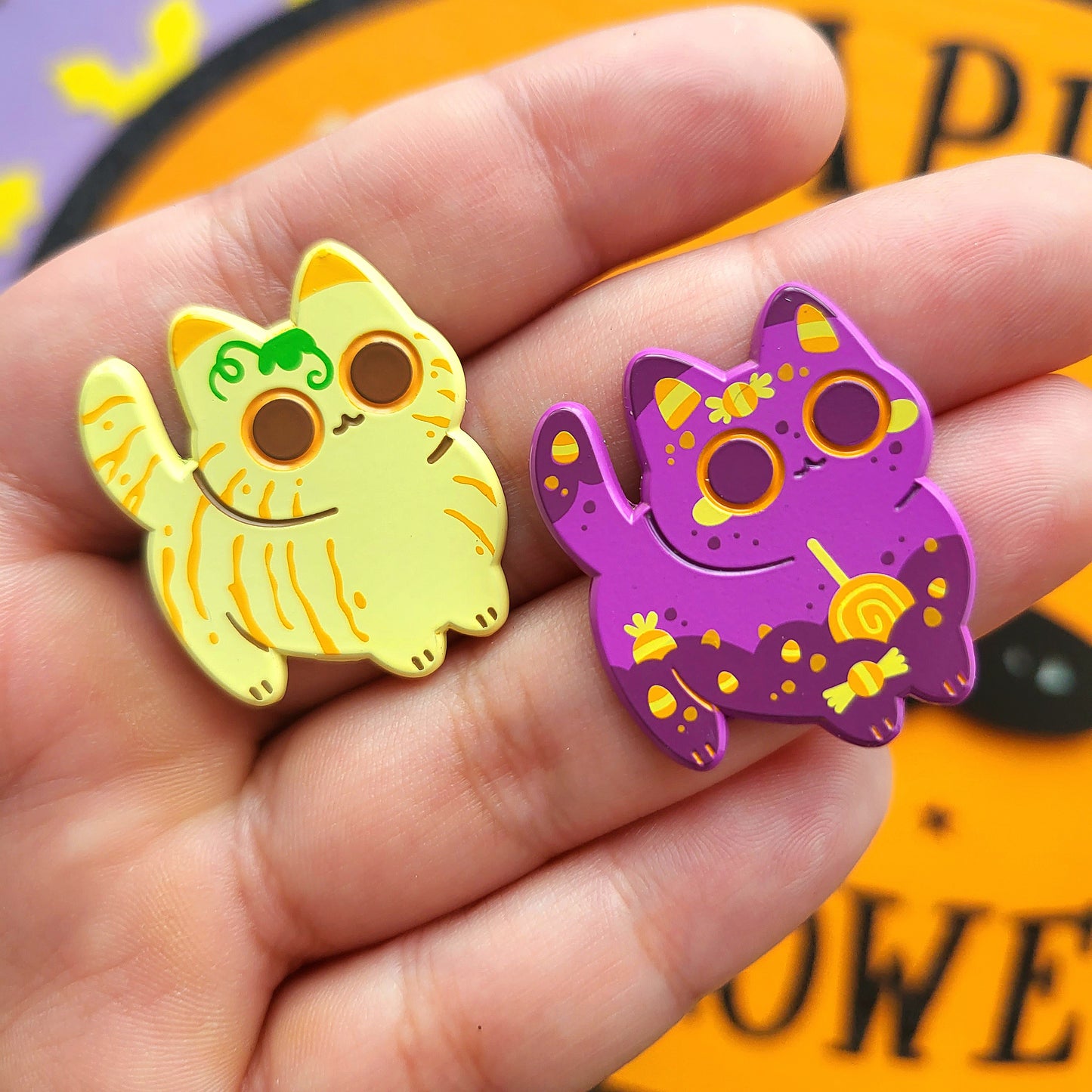 Fright Night Felines Series 2 Enamel Pin Mystery Bags