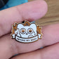 Trying My Best Cat Mini Enamel Pin