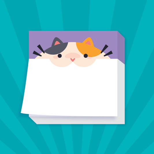 Chomp Calico Cat Post-It® Sticky Notes