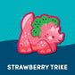 Dinosaur Fruits Glitter Vinyl Sticker