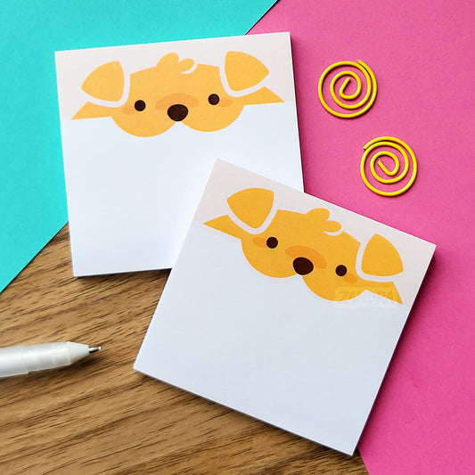 Chomp Golden Retriever Post-It® Sticky Note Pad