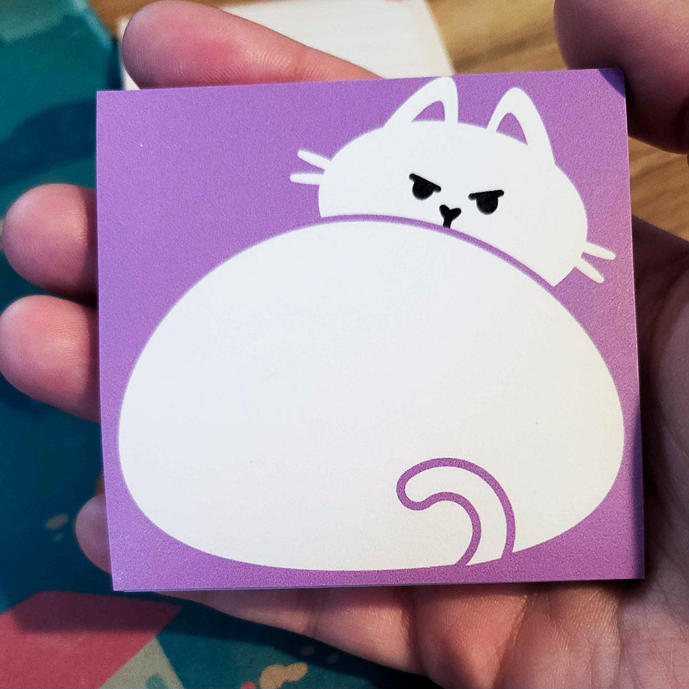 Chonky Angry Cat Post-It® Sticky Notes