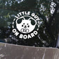 Dog Little Guy On Board Vinyl Decal