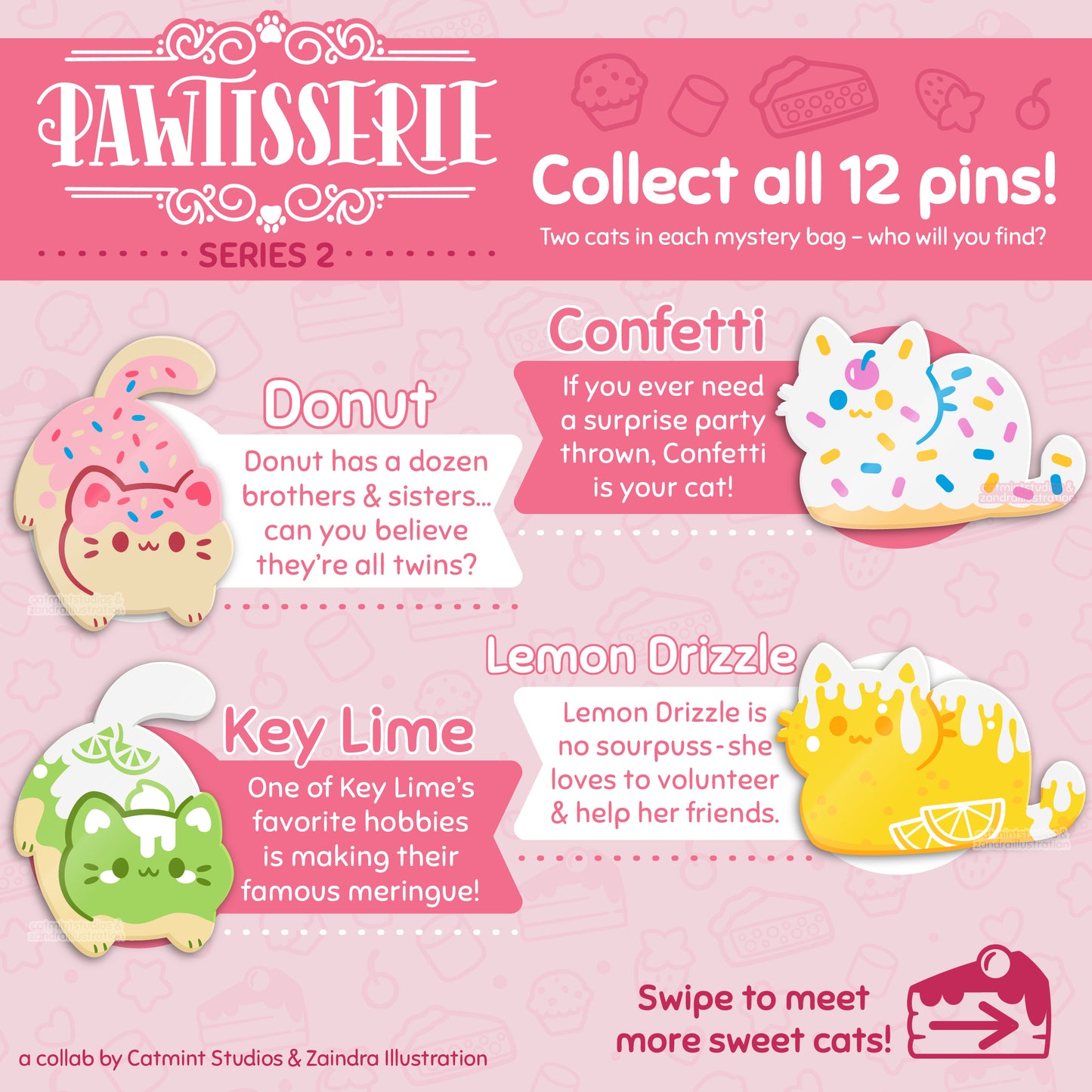 Pawtisserie Series 2 Enamel Pin Mystery Bags