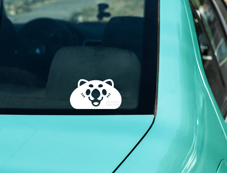 Peeking Otter Vinyl Decal