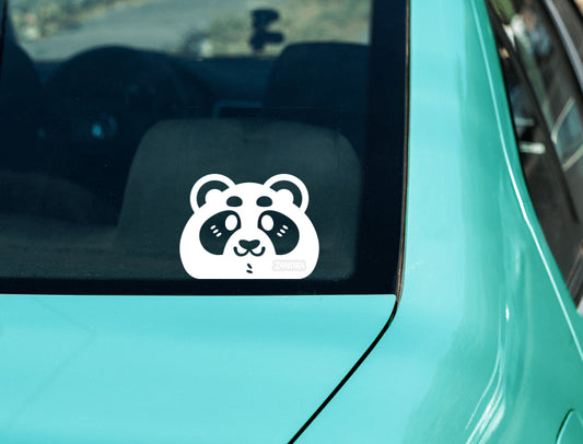 Peeking Panda Vinyl Decal