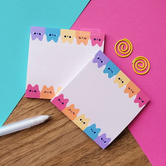 Rainbow Cat Post-It® Sticky Note Pad