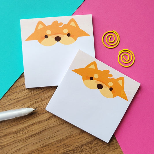 Chomp Shiba Inu Post-It® Sticky Note Pad
