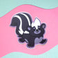 Happy Skunk Vinyl Sticker