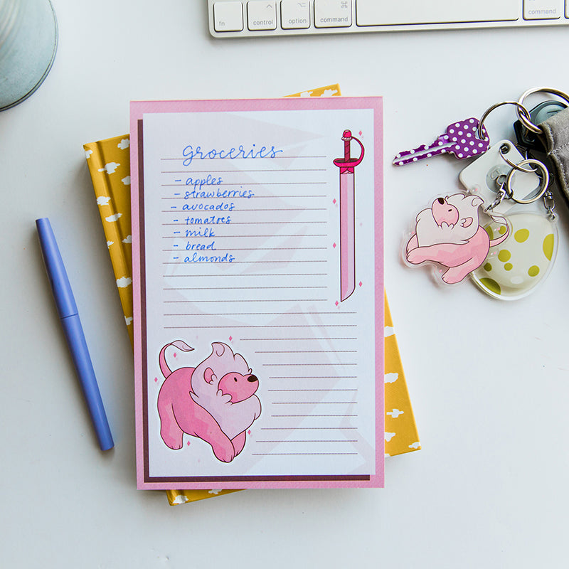 Lion Notepad Steven's Lion Notepad – Zandra Illustration