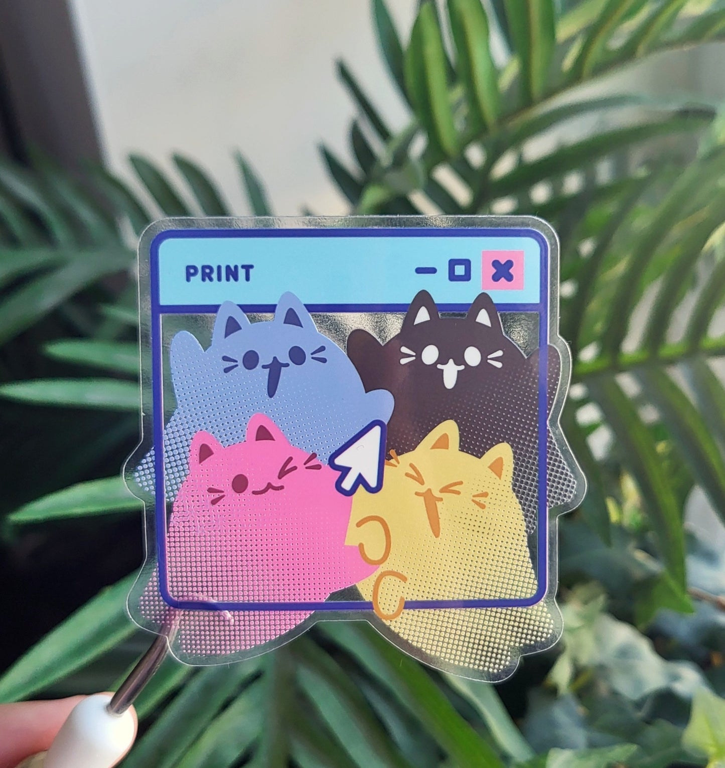 ***PRE-ORDER: CMYK(itties) Transparent Vinyl Sticker