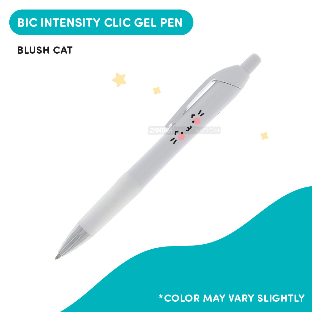 ***PRE-ORDER *** BIC® Intensity® Gel Clic Pen - Kawaii Cat Design