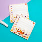 Autumn Fox Post-It® Sticky Note Pad