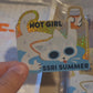 Hot Girl (SSRI) Summer Glitter Vinyl Sticker