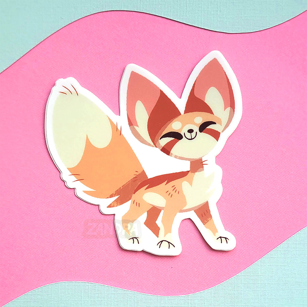 Fennec Fox Vinyl Sticker