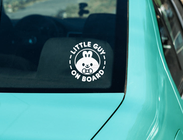 Bunny Little Guy On Board Vinyl Decal