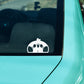 Peeking Bird Vinyl Decal