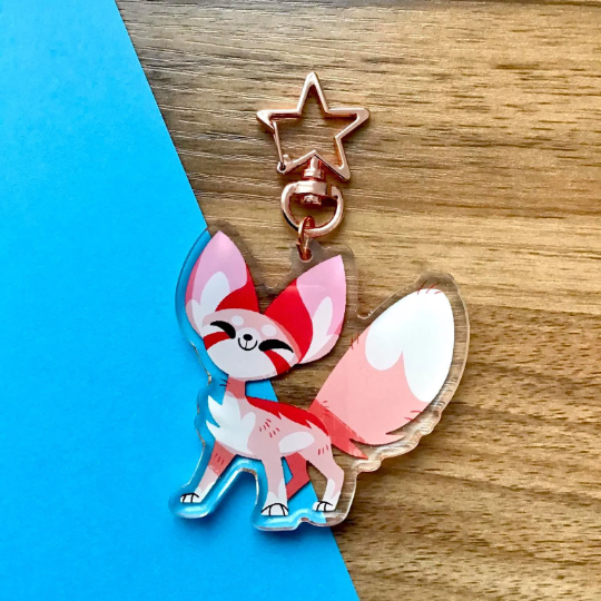 Fennec Fox Keychain