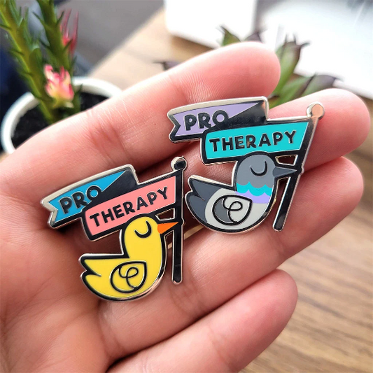 Pro Therapy Bird Enamel Pin